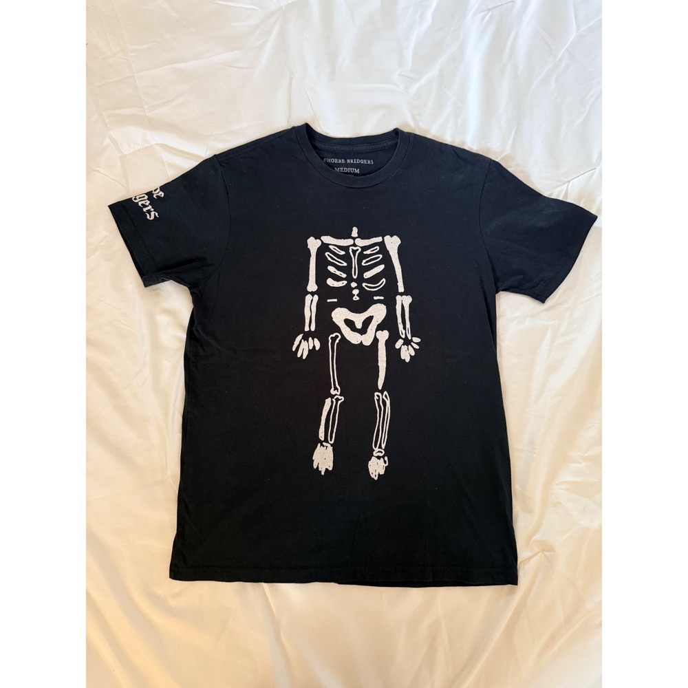 Phoebe Bridgers Punisher Skeleton T-Shirt Black Medium Official Merch RRe